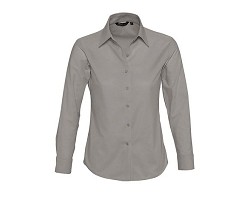 CHEMISE FEMME OXFORD MANCHES LONGUES