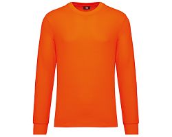 T-shirt unisexe écoresponsable manches longues coton/polyester