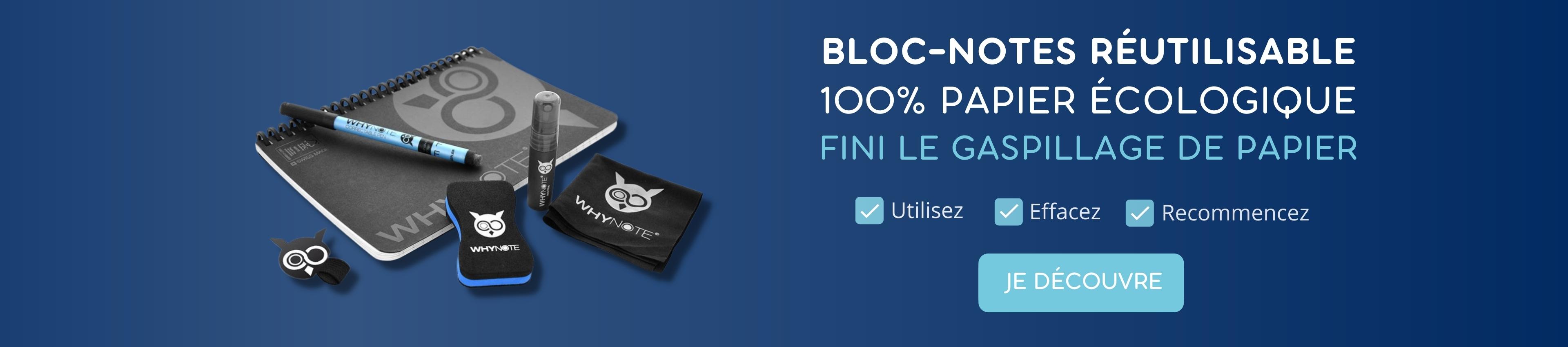 Bloc notes réutilisable A5