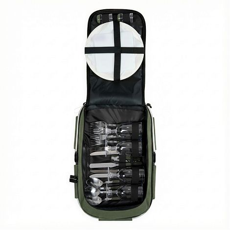  Panier pique-nique 4 personnes - Vert