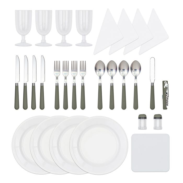  Panier pique-nique 4 personnes - Vert