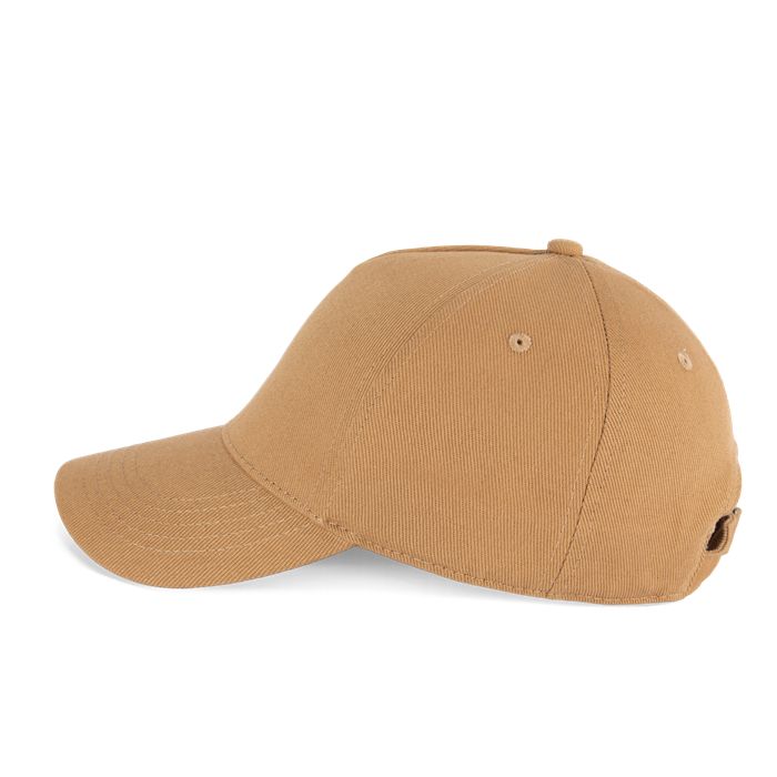  Casquette en coton bio 5 panneaux - K-up Gold Label