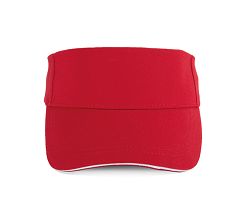 Visière sport en coton