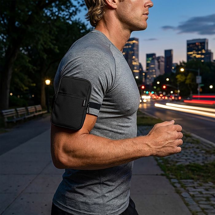  Pochette de sport RPET - Noir