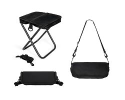 Chaise pliable portable - Noir