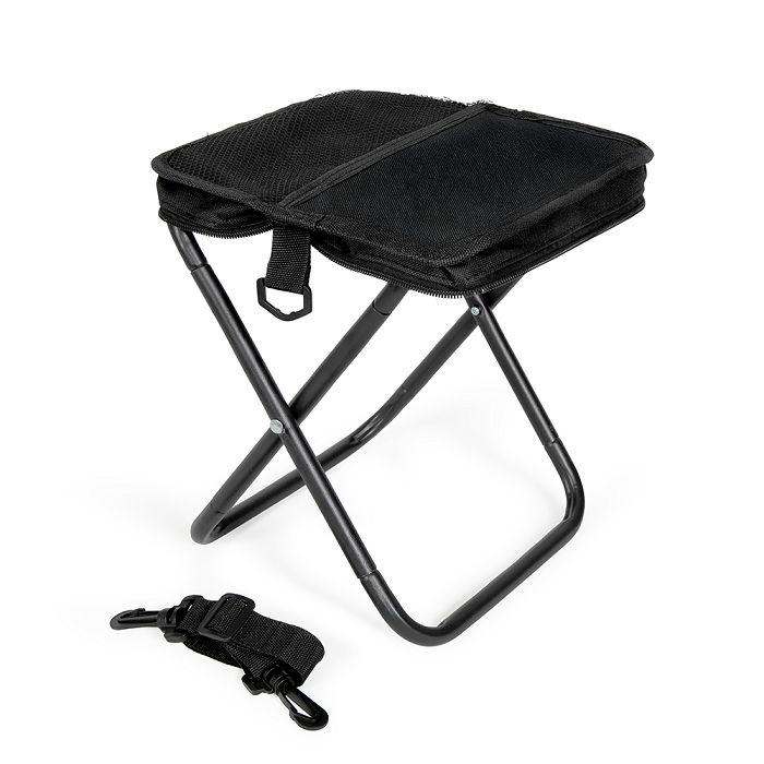  Chaise pliable portable - Noir