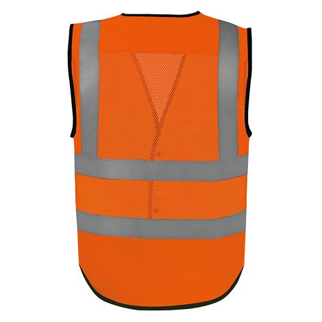  Gilet boutonné haute visibilité Eco Superior