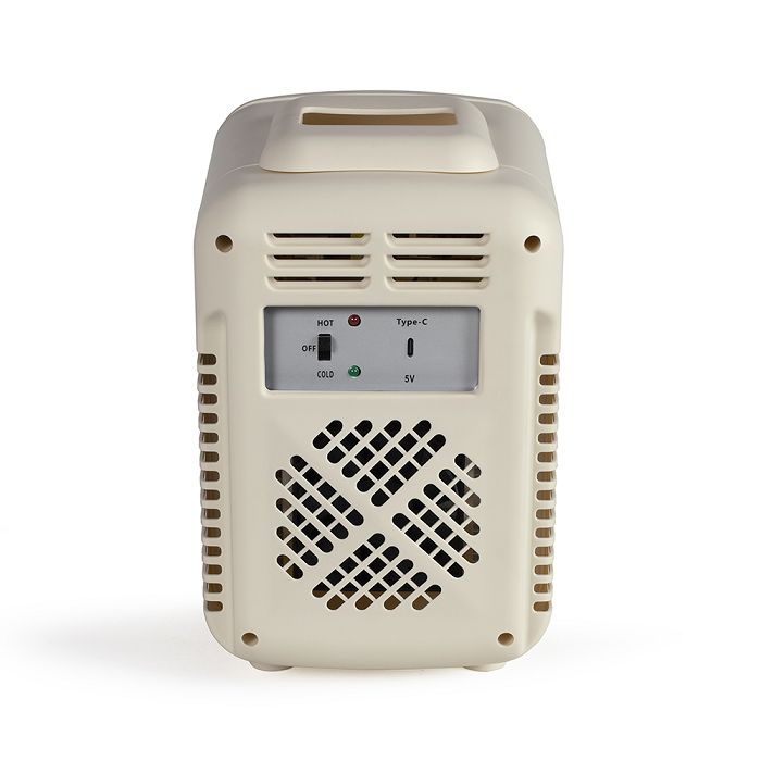  Mini réfrigérateur 2 en 1 - Crème