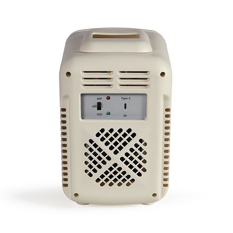  Mini réfrigérateur 2 en 1 - Crème