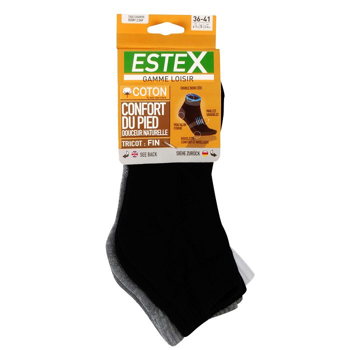  Chaussettes courtes Romy Pack de 3 paires