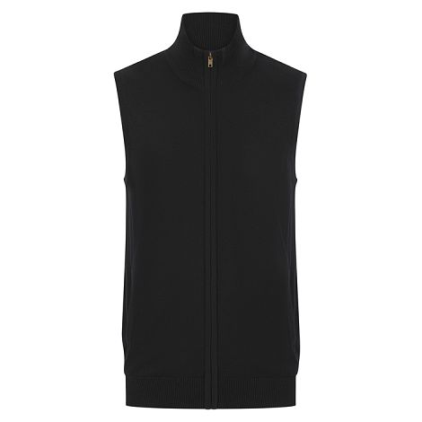  Pull zippé sans manches pour homme