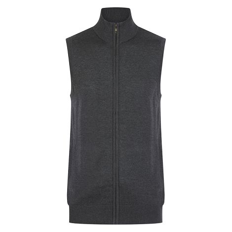  Pull zippé sans manches pour homme
