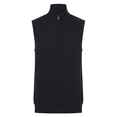  Pull zippé sans manches pour homme