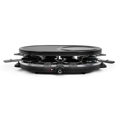  Raclette, Grill & Crêpière, 8 personnes - Noir