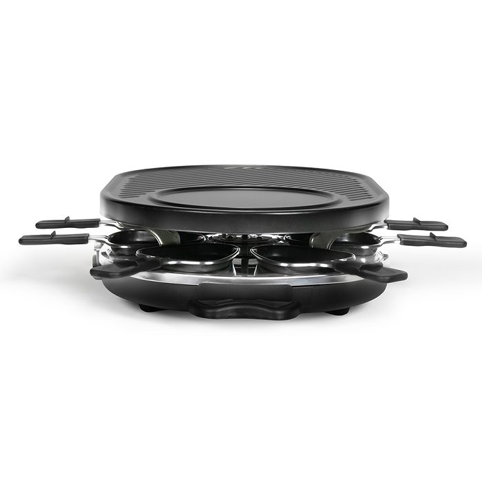  Raclette, Grill & Crêpière, 8 personnes - Noir