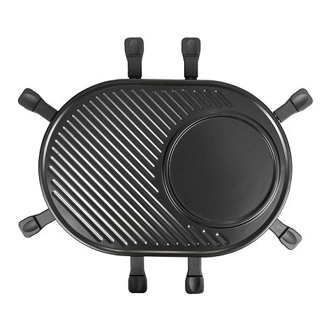  Raclette, Grill & Crêpière, 8 personnes - Noir