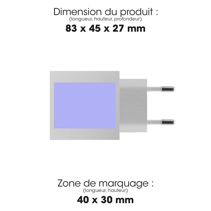  SHI - TURBO CHARGEUR SECTEUR 4 USB 5A - BLANC