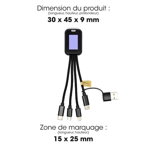  CHISAI - CÂBLE 5 EN 1 - 20W POWER DELIVERY - CHARGE RAPIDE RABS C