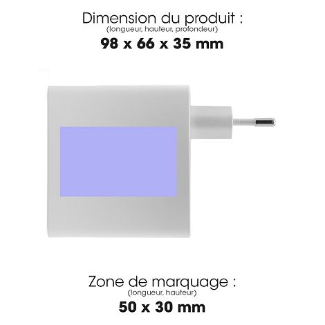  YORIYOI - CHARGEUR SECTEUR ECO 60W 6A POWER DELIVERY