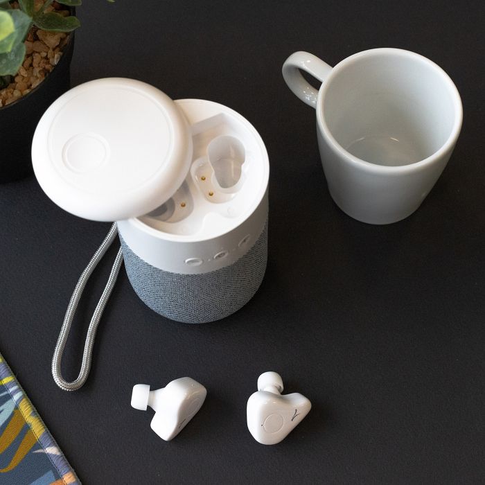  KANZEN - COMBO ÉCOUTEURS + ENCEINTE 5W SANS FIL