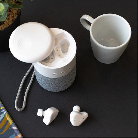  KANZEN - COMBO ÉCOUTEURS + ENCEINTE 5W SANS FIL