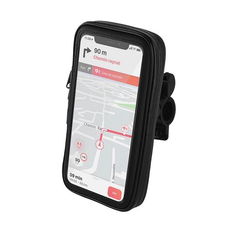  AME - SUPPORT VELO/MOTO/TROTINETTE ETANCHE POUR SMARTPHONE JUSQU’