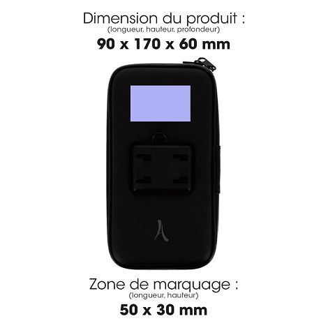 AME - SUPPORT VELO/MOTO/TROTINETTE ETANCHE POUR SMARTPHONE JUSQU’