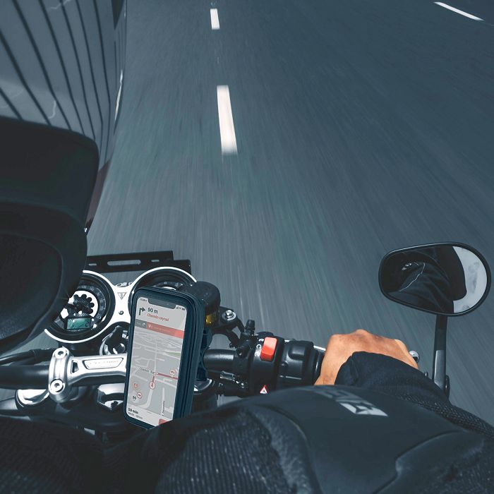  AME - SUPPORT VELO/MOTO/TROTINETTE ETANCHE POUR SMARTPHONE JUSQU’