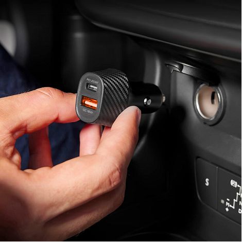  KEKU - CHARGEUR ALLUME CIGARE TURBO CAC USB TYPE-C 20W + USB-A QC