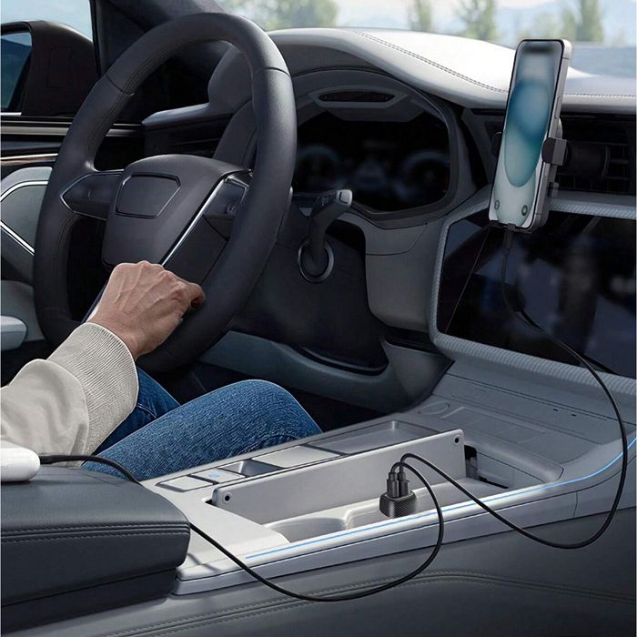  KEKU - CHARGEUR ALLUME CIGARE TURBO CAC USB TYPE-C 20W + USB-A QC