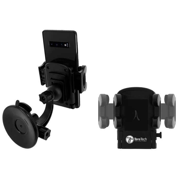  YUNIBA - SUPPORT VOITURE 3 EN 1 NOIR - POUR SMARTPHONE 6.9"