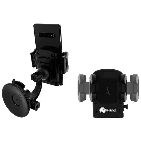  YUNIBA - SUPPORT VOITURE 3 EN 1 NOIR - POUR SMARTPHONE 6.9"