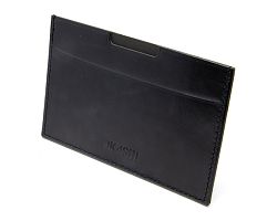 PORTE CARTE GRISE & DOCUMENTS EN CUIR VERITABLE NOIR