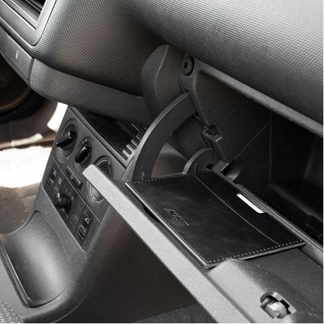  PORTE CARTE GRISE & DOCUMENTS EN CUIR VERITABLE NOIR