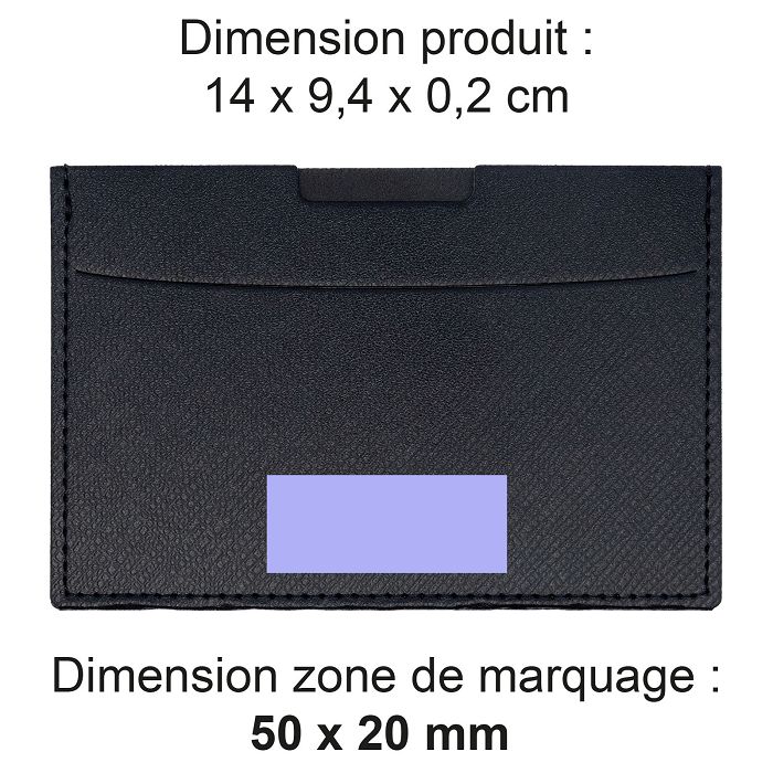 PORTE CARTE GRISE & DOCUMENTS EN SIMILI-CUIR NOIR GRAINE