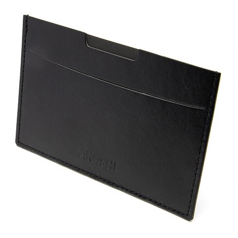  PORTE CARTE GRISE & DOCUMENTS EN SIMILI-CUIR LISSE NOIR