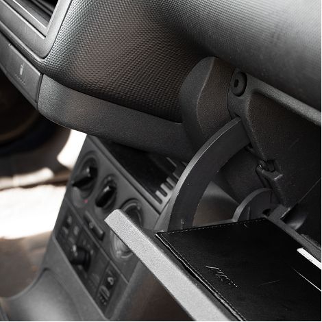  PORTE CARTE GRISE & DOCUMENTS EN SIMILI-CUIR LISSE NOIR