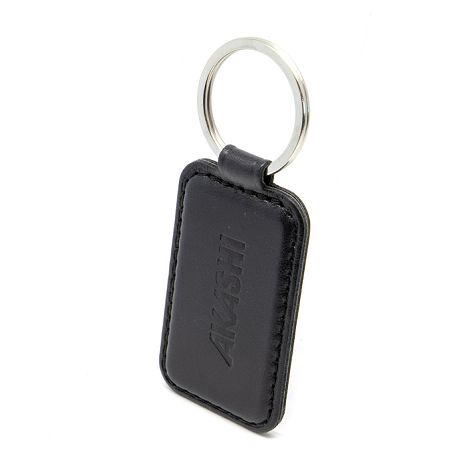  PORTE-CLE EN CUIR VERITABLE NOIR