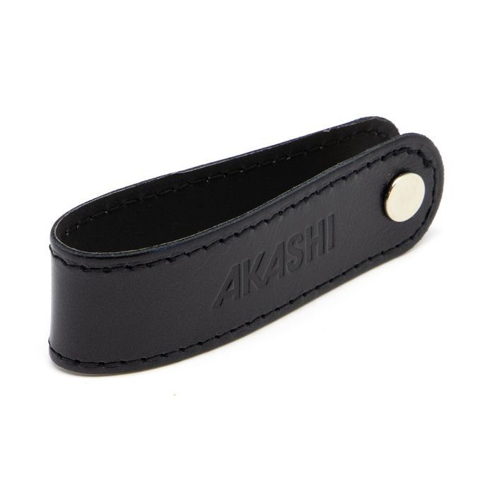  PORTE-CLE VIS EN CUIR VERITABLE NOIR