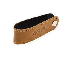 PORTE-CLE VIS EN CUIR VERITABLE MARRON CLAIR