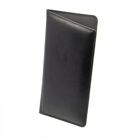  ETUI LUNETTES EN SIMILI-CUIR LISSE NOIR