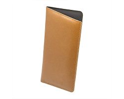 ETUI LUNETTES EN SIMILI-CUIR LISSE MARRON