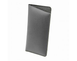 ETUI LUNETTES CUIR RECYCLÉ GRIS