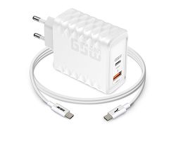 ATSUI - PACK CHARGEUR SECTEUR GAN ECO 65W + CABLE USB-C 65W