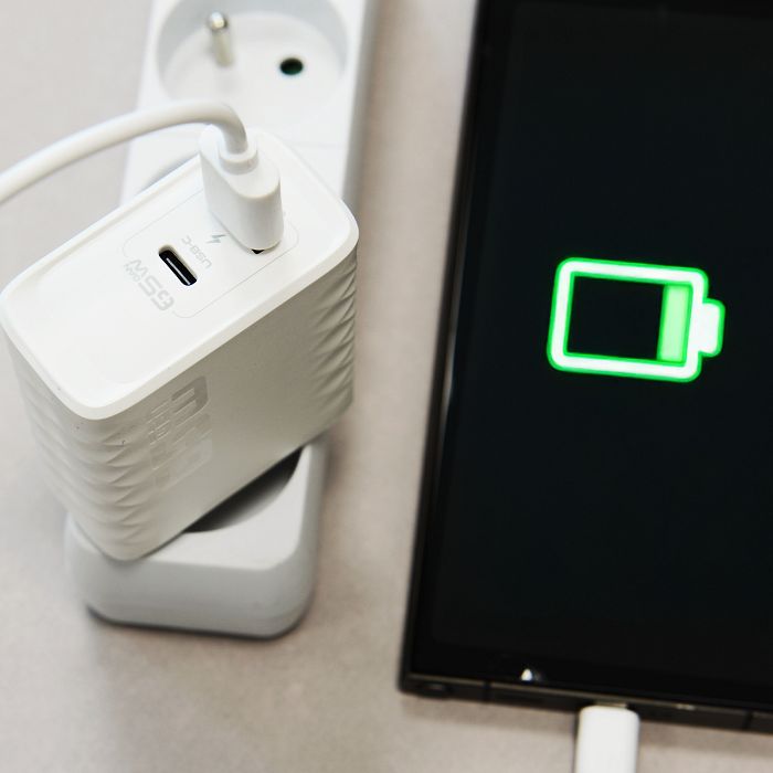  ATSUI - PACK CHARGEUR SECTEUR GAN ECO 65W + CABLE USB-C 65W