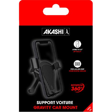  HYOKA - SUPPORT VOITURE GRAVITE AVEC FIXATION GRILLE D’AERATION