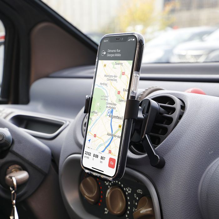  HYOKA - SUPPORT VOITURE GRAVITE AVEC FIXATION GRILLE D’AERATION