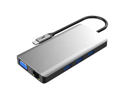 KONPYUTA - HUB 9 EN 1 - USB TYPE-C