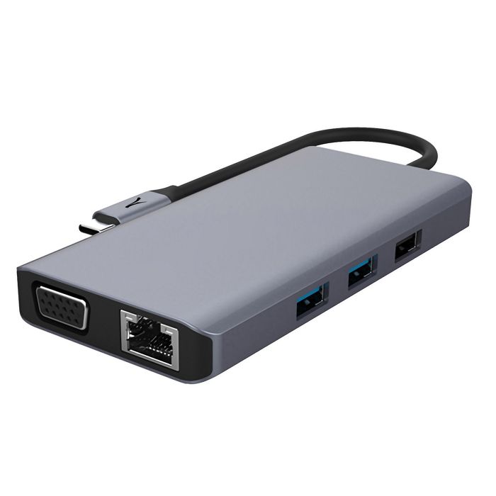  KONPYUTA - HUB 9 EN 1 - USB TYPE-C