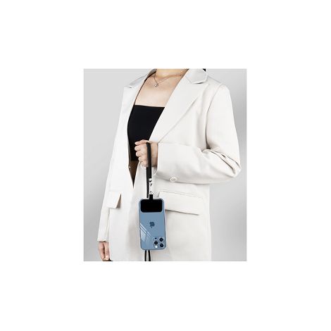  RINKU - LANIERE TOUR DE COU SMARTPHONE UNIVERSELLE NOIR